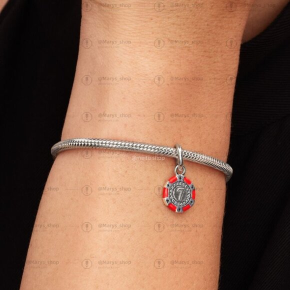 Pandora Lucky Chip Dangle Charm - Picture 2 of 2